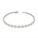 Lade Bild in die Galerieansicht, Minimalist Bezel Set Diamond Tennis Bracelet - LGG Jewelry