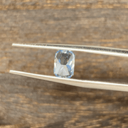 0.936 Ct Radiant Cut Fancy Blue Lab Diamond VS1 - LGG Jewelry