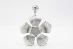 Load image into Gallery viewer, Sterling Silver Floral Statement Drop Earrings