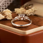 Lade Bild in die Galerieansicht, 1 CT Princess Cut Lab Diamond Three-Stone Engagement Ring - LGG Jewelry