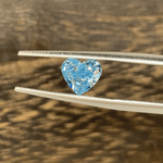 Lade Bild in die Galerieansicht, 1.133 Ct Heart Shape Fancy Blue Lab Diamond VS - LGG Jewelry