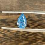 Lade Bild in die Galerieansicht, 1.147 Ct Pear Cut Fancy Blue Lab Diamond VS - LGG Jewelry