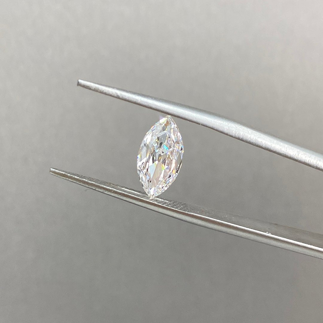 1.407CT Antique Old Mine Marquise Cut Lab Diamond DEF VS - LGG Jewelry