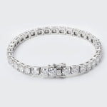 Load image into Gallery viewer, 14K Gold Round Cut Lab Grown Diamond 4 Prongs Tennis Bracelet - LGG Jewelry

