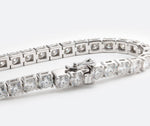 Load image into Gallery viewer, 14K Gold Round Cut Lab Grown Diamond 4 Prongs Tennis Bracelet - LGG Jewelry
