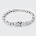 Lade Bild in die Galerieansicht, 14K Gold Round Cut Lab Grown Diamond 4 Prongs Tennis Bracelet - LGG Jewelry