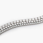 Lade Bild in die Galerieansicht, 14K Gold Round Cut Lab Grown Diamond 4 Prongs Tennis Bracelet - LGG Jewelry