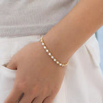 Lade Bild in die Galerieansicht, 14K Yellow Gold Tennis Bracelet - LGG Jewelry