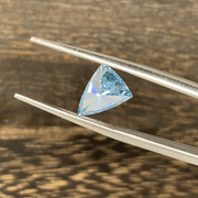 1.58 Ct Trillion Cut Fancy Blue Lab Diamond VS - LGG Jewelry