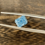 Lade Bild in die Galerieansicht, 1.60 Ct Radiant Cut Fancy Blue Lab Diamond VS - LGG Jewelry