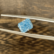 1.60 Ct Radiant Cut Fancy Blue Lab Diamond VS - LGG Jewelry