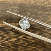 1.60 Ct Radiant Cut Fancy Blue Lab Diamond VS - LGG Jewelry