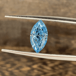 Lade Bild in die Galerieansicht, 1.709 Ct Marquise Cut Fancy Blue Lab Diamond VS - LGG Jewelry
