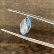 1.709 Ct Marquise Cut Fancy Blue Lab Diamond VS - LGG Jewelry
