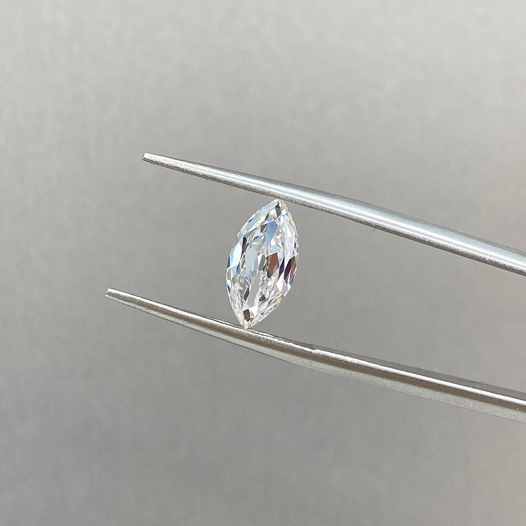 1.715CT Antique Old Mine Marquise Cut Lab Diamond DEF VS - LGG Jewelry