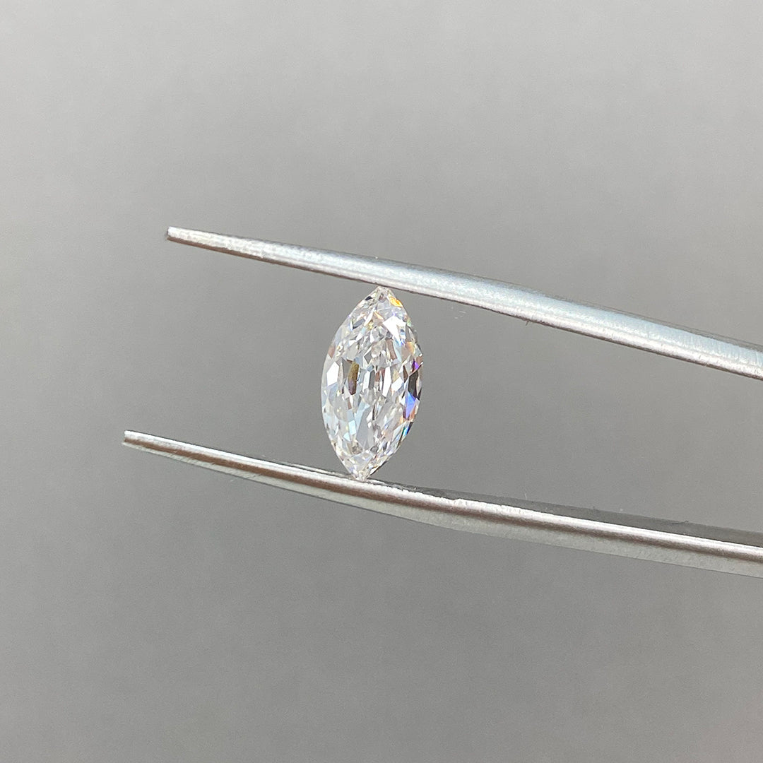1.717CT Antique Old Mine Marquise Cut Lab Diamond DEF VS - LGG Jewelry
