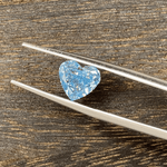 Lade Bild in die Galerieansicht, 1.770 Ct Heart Shape Fancy Blue Lab Diamond VS - LGG Jewelry