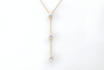 Lade Bild in die Galerieansicht, 18K Yellow Gold 1CT Pear Cut Necklace - LGG Jewelry