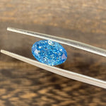Lade Bild in die Galerieansicht, 1.9 Ct Oval Cut Fancy Blue Lab Diamond VS - LGG Jewelry