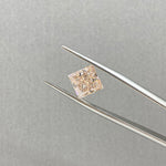 Load image into Gallery viewer, Champagne Princess Cut 2.685Ct  Lab Diamond VS
