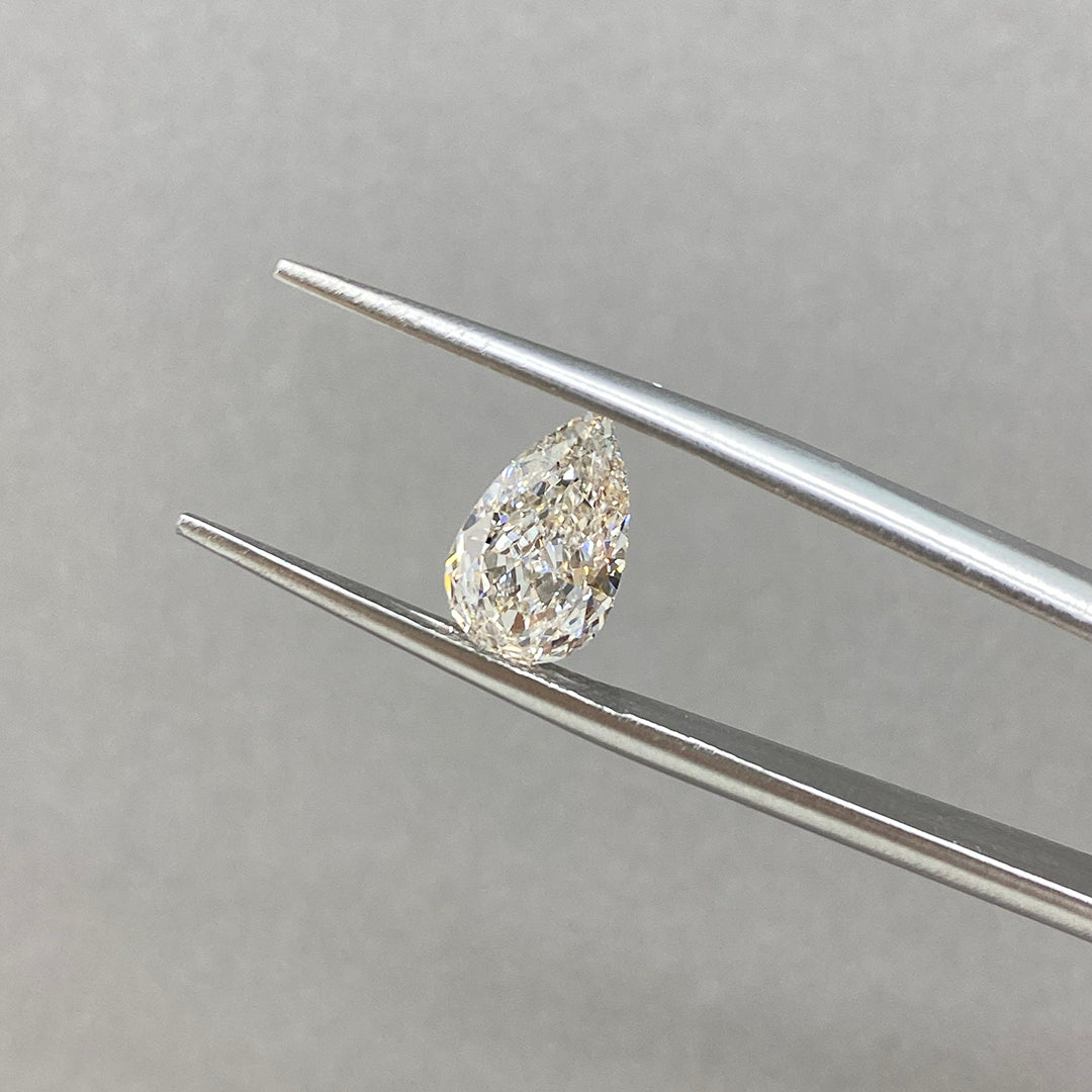 Pear Cut Lab Diamond 1.642CT IJ VS