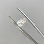 Load image into Gallery viewer, Pear Cut Lab Diamond 1.468CT FG VS
