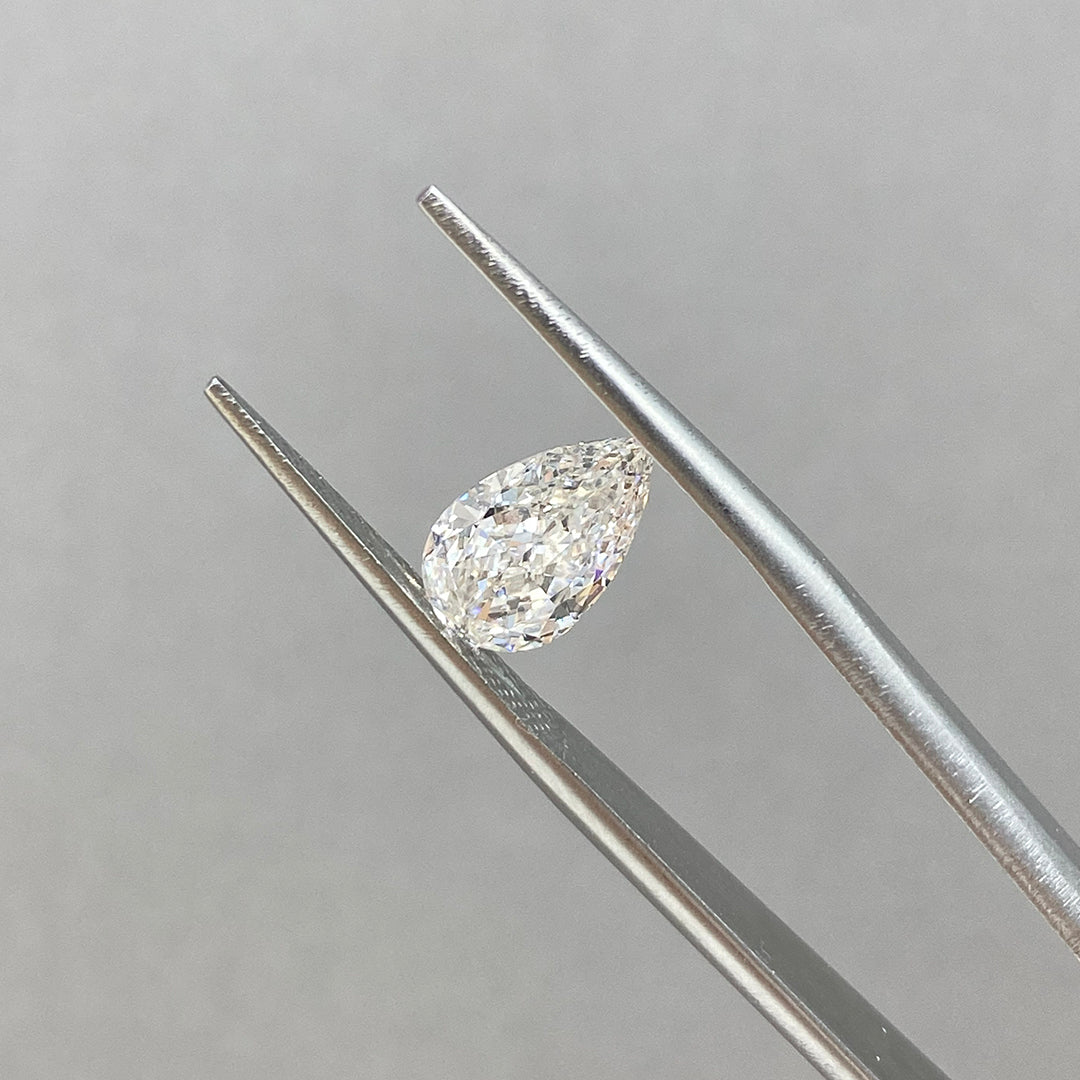 Pear Cut Lab Diamond 1.468CT FG VS
