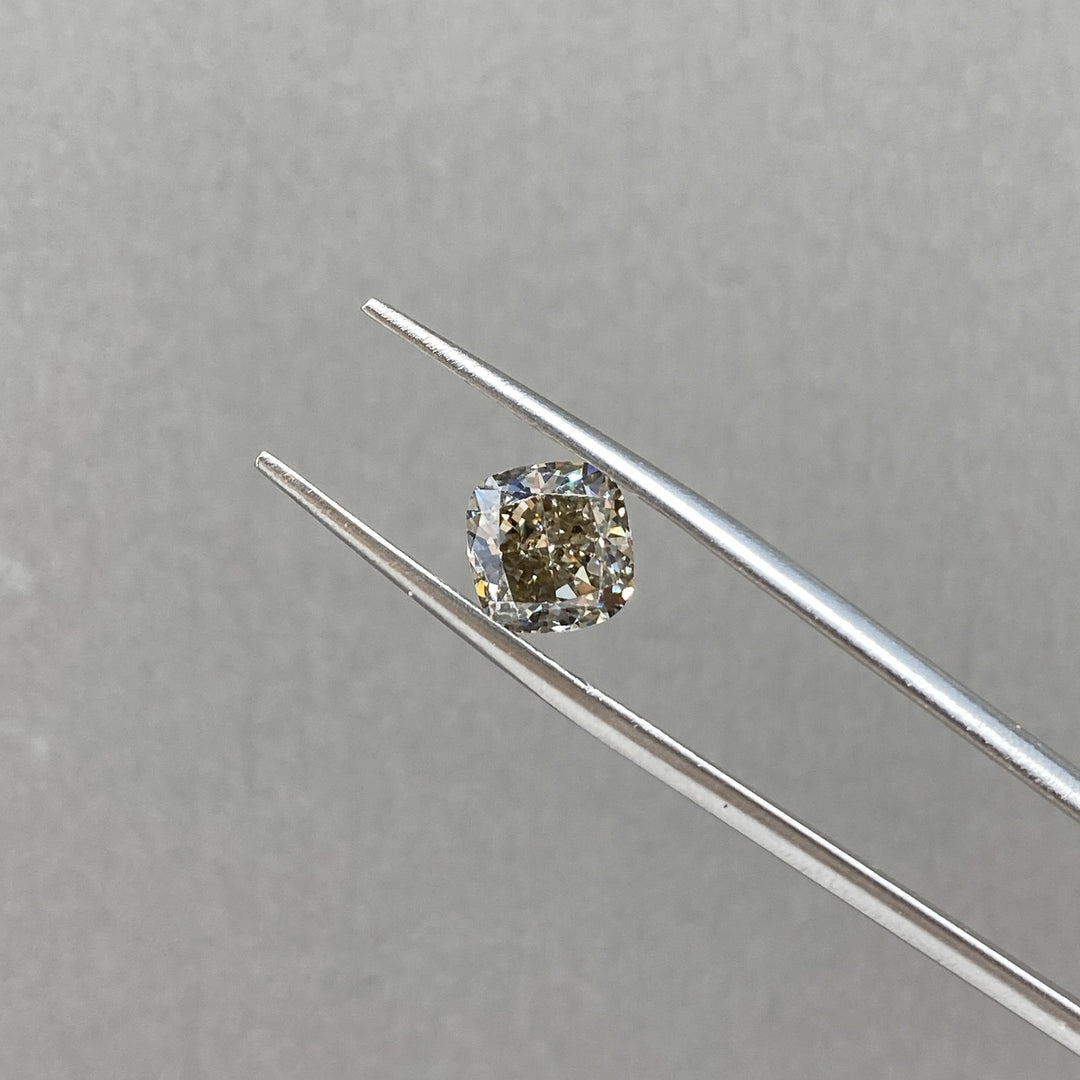Champagne Cushion Cut Lab Diamond 2.249 Ct VS