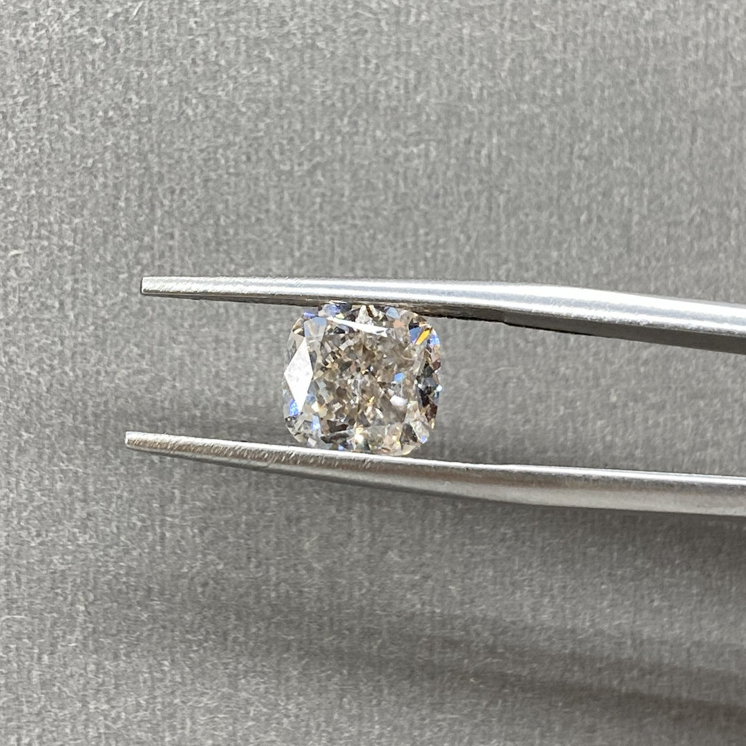 Champagne Cushion Cut Lab Diamond 2.36 Ct VS