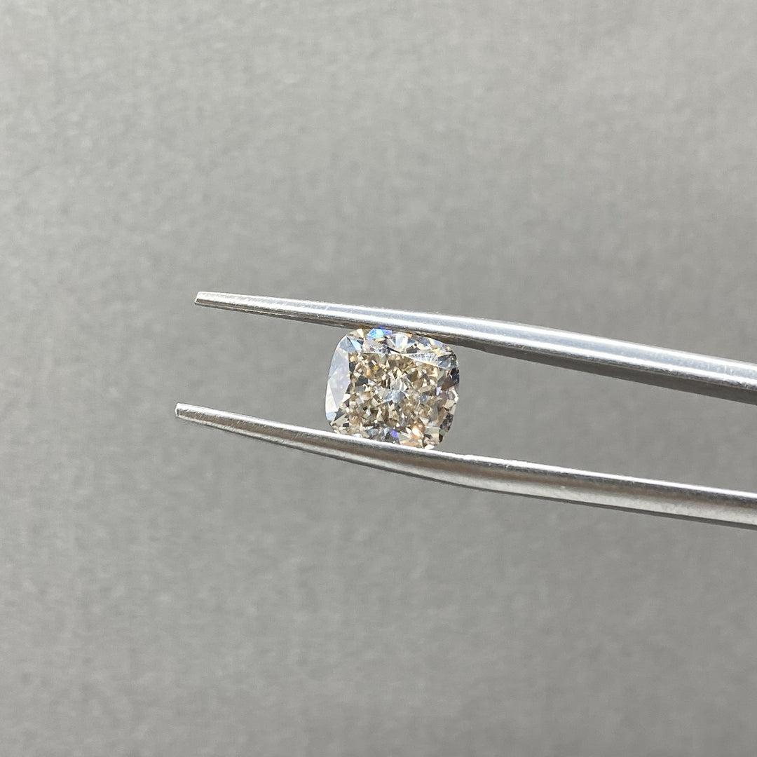 Champagne Cushion Cut Lab Diamond 2.32 Ct VS