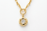 Lade Bild in die Galerieansicht, 1CT Round Cut Pendant Necklace - LGG Jewelry