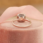 Load image into Gallery viewer, 2.04 Ct Radiant Cut Fancy Pink Lab Diamond Halo Engagement Ring - LGG Jewelry
