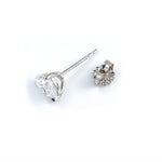 Load image into Gallery viewer, Classic Heart Shape Lab Diamond Three Prongs Ear Studs
