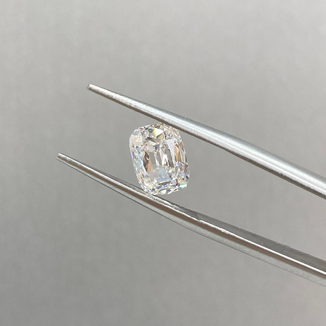 2.013ct Antique Elongated Old Mine Cut Lab Diamond FG VS - LGG Jewelry