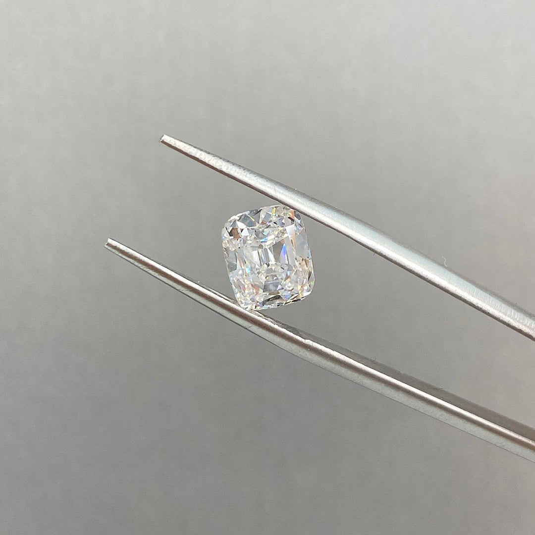 2.465ct Antique Elongated Old Mine Cut Lab Diamond DEF VS - LGG Jewelry