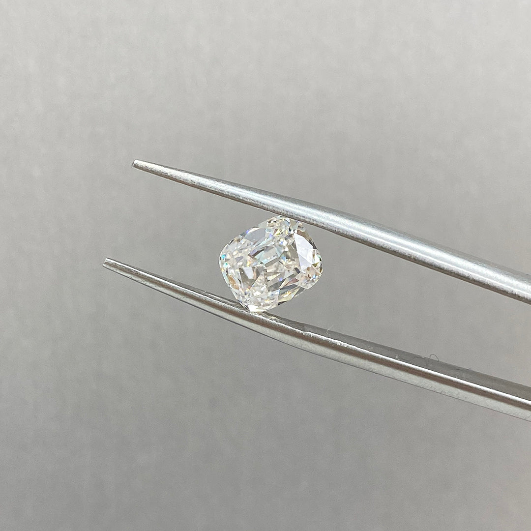 2.475ct Antique Elongated Old Mine Cut Lab Diamond FG VS - LGG Jewelry