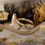 Load image into Gallery viewer, 3CT Marquise Cut Lab Diamond Solitaire Engagement Ring
