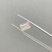 IGI Certified Emerald Cut 2.69 Ct Fancy Pink Lab Diamond VS1 Clarity