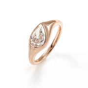 2Ct Pear Shape Lab Diamond Solitaire Engagement Ring - LGG Jewelry