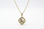 Lade Bild in die Galerieansicht, 3 Carat Old Mine Cushion Cut Pendant - LGG Jewelry