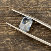 3.015 Ct Radiant Cut Fancy Blue Lab Diamond VS2 - LGG Jewelry