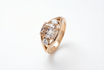 Lade Bild in die Galerieansicht, 3.09CT Pink Cushion Engagement Ring - LGG Jewelry
