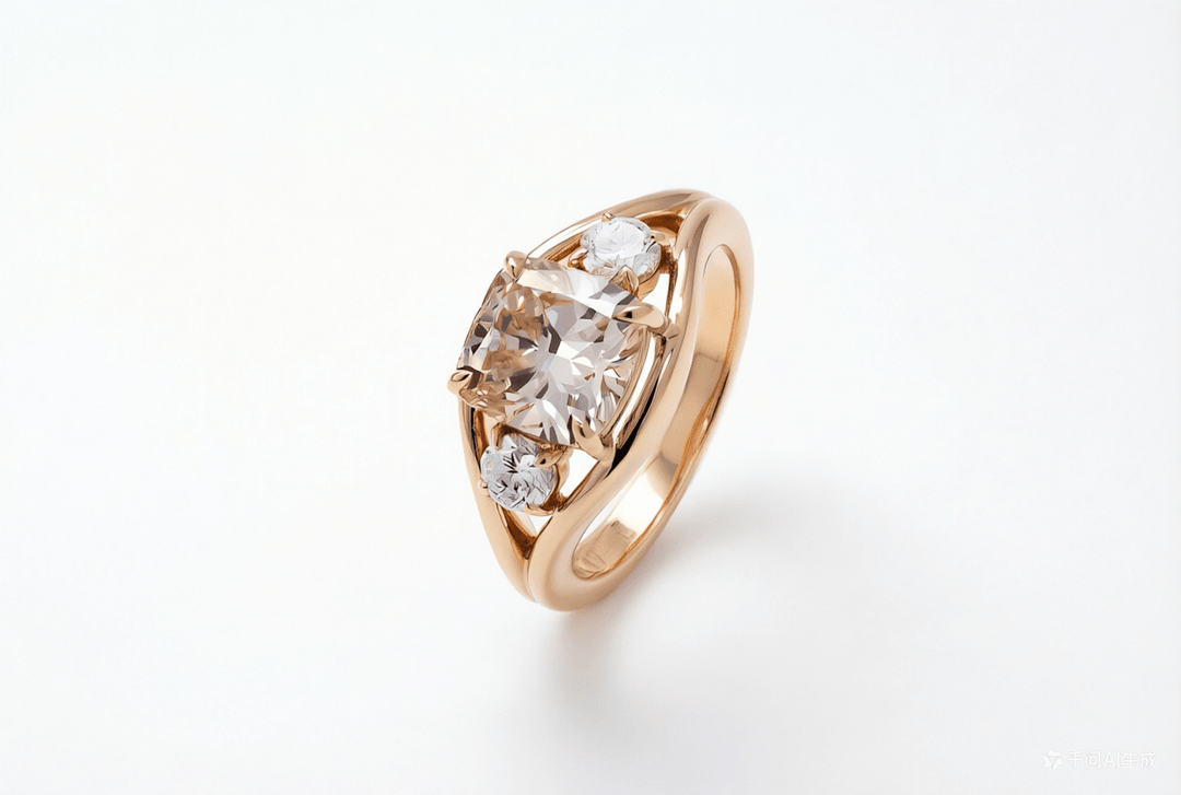 3.09CT Pink Cushion Engagement Ring - LGG Jewelry