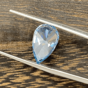 3.381 Ct Pear Cut Fancy Blue Lab Diamond VS - LGG Jewelry