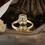 Lade Bild in die Galerieansicht, 3CT Emerald Cut Lab Diamond Solitaire Engagement Ring - LGG Jewelry