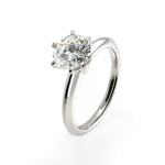 Charger l&#39;image dans la visionneuse de galerie, Bague de fiançailles de luxe avec grappe de rubis ovales de 6 ct
