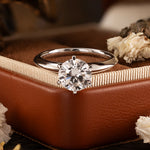 Charger l&#39;image dans la visionneuse de galerie, Bague de fiançailles de luxe avec grappe de rubis ovales de 6 ct
