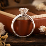 Charger l&#39;image dans la visionneuse de galerie, Bague de fiançailles de luxe avec grappe de rubis ovales de 6 ct
