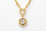 Load image into Gallery viewer, 1CT Round Cut  Pendant Necklace