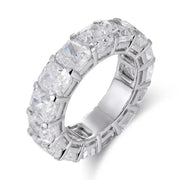 Cushion Cut Lab Diamond Eternity Band - LGG Jewelry